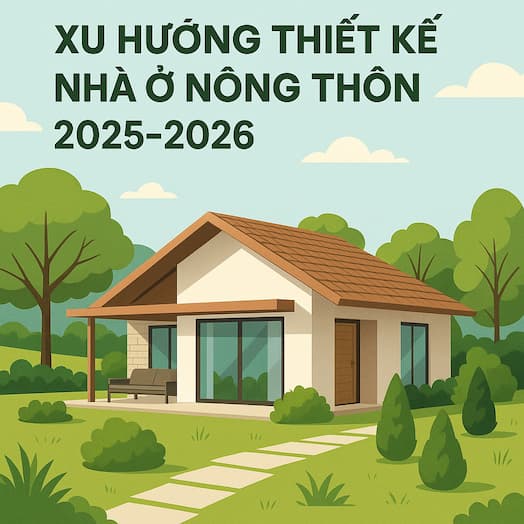 Xu Hướng Thiết Kế Nhà Ở Nông Thôn 2025