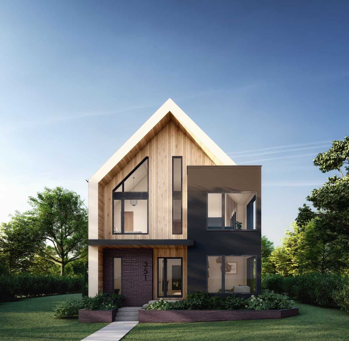 Thiết kế ngoại thất nhà phố