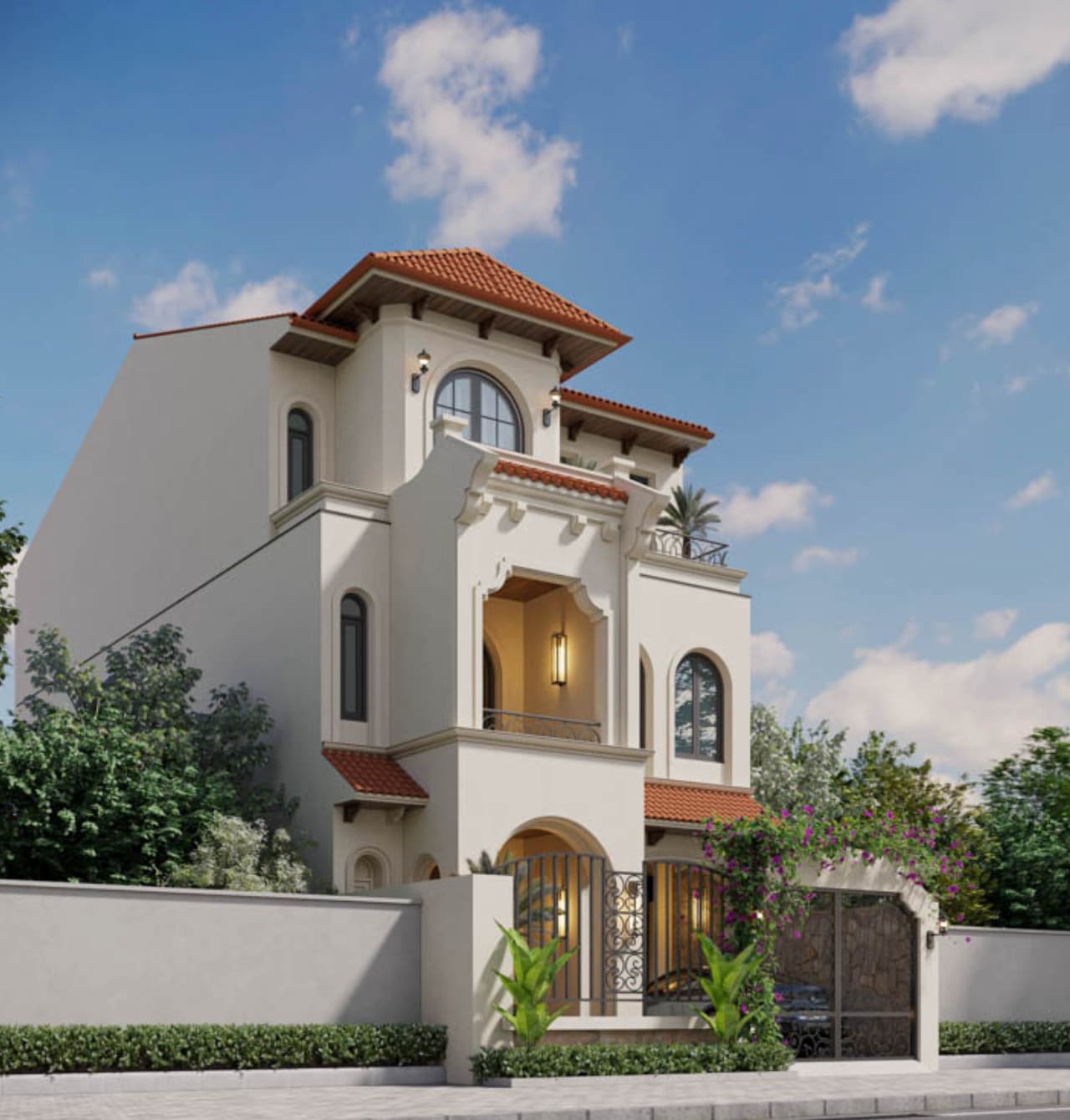 Thiết kế ngoại thất nhà phố